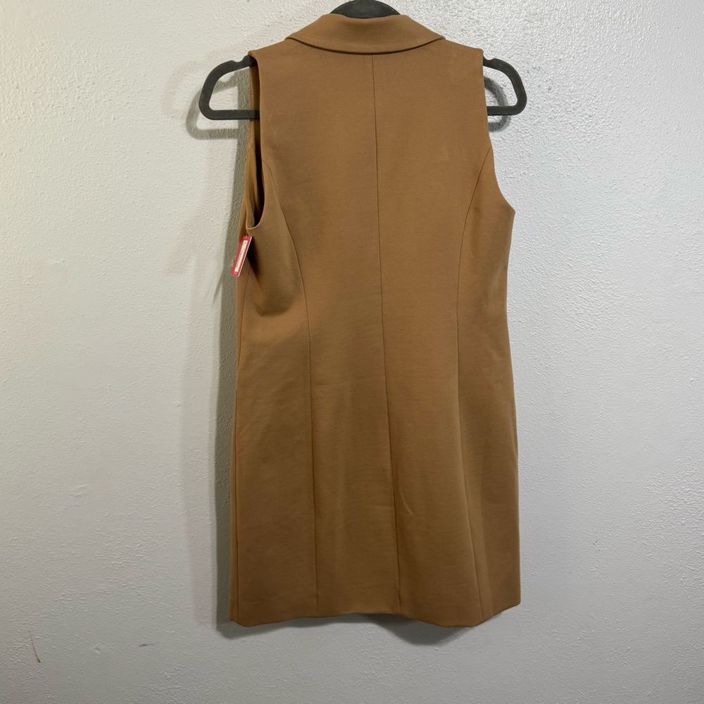 NWT SPANX Ponte vest Tan Sleeveless Dress small - Picture 6 of 9